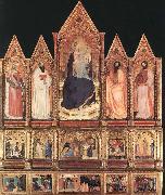 Polyptych with Madonna and Saints